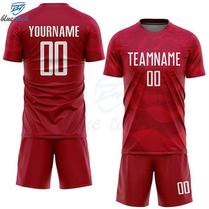 Conjunto de camiseta de fútbol personalizada para hombre, pantalones cortos, uniforme de fútbol, nombre del equipo personalizado, número, transpirable, de secado rápido, 100% - Product Image 4