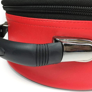 Estuche para Gorra/Sombrero de Capítulo del Arco Real Masónico, Rojo, Bordado con Triple Tau, Incluye Bordado a Máquina - Product Image 3