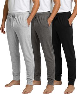 Ensemble pyjama décontracté pour homme, t-shirt à manches longues et short, vêtements de maison décontractés, coton doux, respirant, séchage rapide, vêtements de nuit - Product Image 1