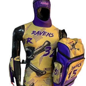 Fútbol americano Jersey bordado de talla grande transpirable estirable sublimación pantalones manga corta fábrica Real fotos reales - Product Image 1