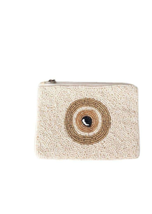 Monedero de tela hecho a mano con cuentas, compacto, con cremallera, para niñas y mujeres, de alta calidad, de la marca BY MULTI CRAFT. - Product Image 4