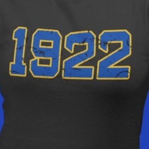 Camiseta Personalizada de Algodón con Letras Desgastadas de Sigma Gamma Rho 1922 para Mujer, Diseño Gráfico de Hermandad Griega, Cuello Redondo, Estilo Vintage, Informal - Product Image 6