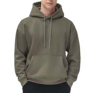Sudadera con Capucha Ecológica para Hombre, Suministro Directo de Fábrica, Otoño, Tejido de 430g, Corte Regular, Estilo Urbano, Bordado con Impresión Digital - Product Image 1