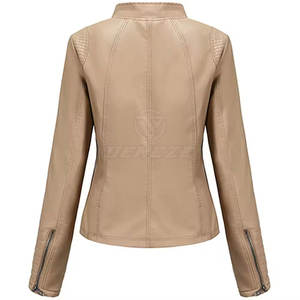 Chaqueta de cuero para mujer, a prueba de viento y transpirable, último modelo, al por mayor, la más vendida en línea. - Product Image 2