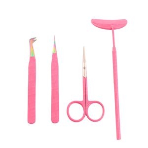 แหนบต่อขนตาปลอมทำจากสแตนเลสออกแบบโลโก้ตามสั่งเพิ่มวอลลุ่มฉลากส่วนตัว - Product Image 4