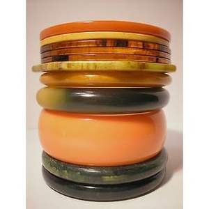 Fornituras de Joyería de Resina Pulida y Brazaletes de Madera - Product Image 6