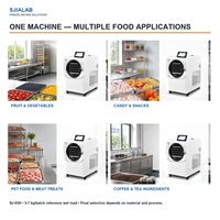 Secador por Congelación al Vacío PLC SJ-05H de 5-7 kg para Procesamiento de Frutas, Verduras, Carne y Snacks Saludables