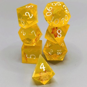 Set de Dados de Resina Edición Coleccionista, Caja de Lujo, Dados Poliédricos de Resina para Juegos de Mesa DND RPG Profesionales, Venta al Por Mayor de Artículos de Juego - Product Image 3