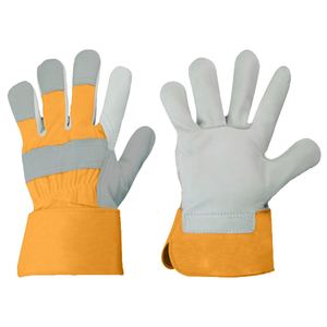 Gants de sécurité industriels de haute qualité, résistants, en cuir de chèvre, avec manchette de sécurité, doux, confortables, résistants à la chaleur, respirants - Product Image 4