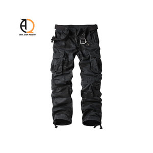 กางเกงคาร์โก้ผู้ชายลำลองหลายกระเป๋า - Product Image 3