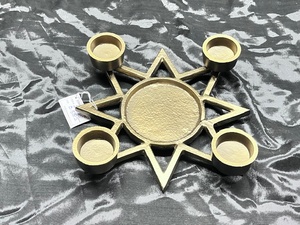 Sonnet Decor <b>Silver</b> Bow Handmade Aluminum <b>Candlestick</b> Holder Set for Christmas Home Decoration Durable Design - Product Image 3