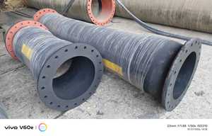 Manguera de Goma Resistente a la Abrasión con Brida para Succión de Arena, para Excavación y Transferencia de Materiales - Product Image 2