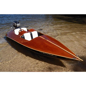 Bateau à moteur sportif de loisirs et de course Switzer Craft Bullet, construit sur mesure, en bois et fibre de verre, classique - Product Image 6