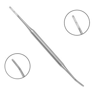 Stainless Steel Dual-End Cuticle Pusher Reusable <b>Nail</b> Cleaning <b>Tool</b> - Product Image 1