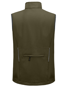 Gilets sans manches réversibles pour hommes, streetwear décontracté, de haute qualité, avec logo personnalisé, vente en gros - Product Image 2