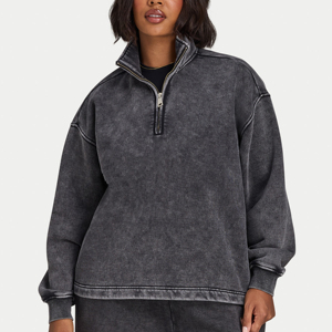 Sudaderas Holgadas con Cuello Redondo para Mujer, Camisetas Deportivas de Manga Larga para Correr y Hacer Ejercicio, Sudadera Térmica - Product Image 1