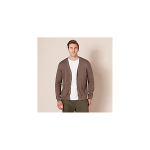 Suéter tipo cárdigan clásico de punto con botones para hombre - Product Image 1