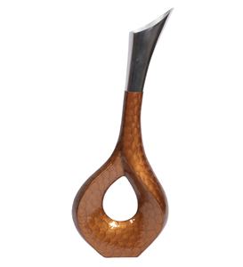 Brown Flower Big Corner Aluminum <b>Vase</b> For Usage Home Hotel Restaurant Wedding Party Occasions Commercial Buyers <b>Vintage</b> Unique - Product Image 1