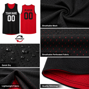 Fabricante de Camisetas de Baloncesto Reversibles Personalizadas, Uniformes de Entrenamiento de Doble Cara, Uniformes de Práctica para Equipos, Proveedor de Camisetas Transpirables de Malla - Product Image 3