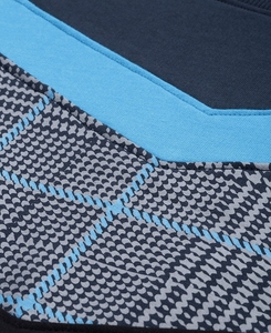 Sudadera de Cuello Redondo Azul Marino para Hombre, Diseño con Bloques de Color, Corte Regular, Tejido de Punto, Informal, para Otoño - Product Image 6