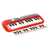 Mini Piano Electrónico Educativo de 24 Teclas, Funciona con Pilas, Plástico ABS, para Niños Mayores de 2 Años, Certificado EN71