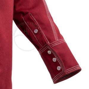 Chemises de soudeur FR American Welding pour le travail, 100% coton, certifiées résistantes aux flammes et ignifuges. - Product Image 5