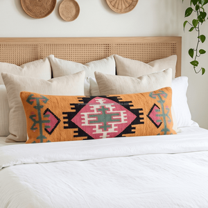 Antique Tribal Turkish Kilim Cushion Cover 40x60 Custom Size <b>Sofa</b> Home Decor Vintage Bohemian Ethnic Art Lumbar Throw Pillowslip - Product Image 6