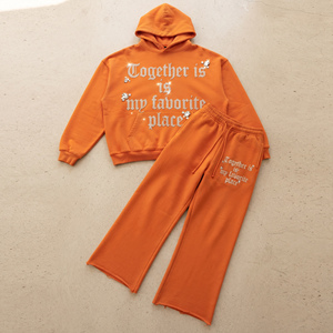 Conjunto de Sudadera con Capucha y Pantalones Deportivos Ligeros de Forro Polar con Pedrería Personalizada, Ropa de Moda de Invierno, Trajes Deportivos Holgados Unisex - Product Image 6