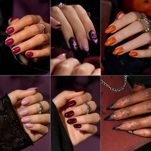 BTARTBOX Faux Ongles de Luxe Halloween à Presser, en Gel Souple Faits Main, Gothiques Courts 3D, Vente en Gros - Product Image 3