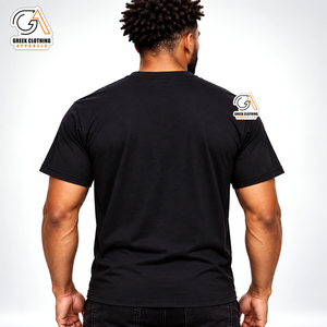 เสื้อยืดคอกลมสีดำสำหรับผู้ชาย Phi Beta Sigma แบบสั่งทำพิเศษ พิมพ์ลายตัวอักษรสีน้ำเงิน ทรงปกติ ผ้าฝ้าย 100% ระบายอากาศได้ดี แขนสั้น - Product Image 2