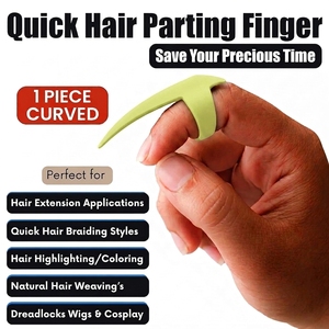 Outil de coiffure professionnel pour l'installation d'extensions capillaires, la séparation et le tressage - Product Image 2