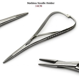 Pinza Mathieu TC de acero inoxidable de calidad de exportación para colocación de elastómeros de ortodoncia, para sujetar agujas en cirugía dental - Product Image 6