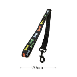 Cinturón de Seguridad para Mascotas Yommy de 70 cm con Estampado de Huesos para Perros, para Uso en Automóviles - Product Image 2