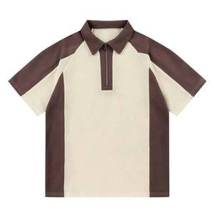 เสื้อโปโลผู้ชายไซส์ใหญ่ ผ้าฝ้าย รับทำโลโก้ ผ้าฝ้ายเนื้อดี แขนสั้น เสื้อโปโลลำลอง ขายส่ง - Product Image 1