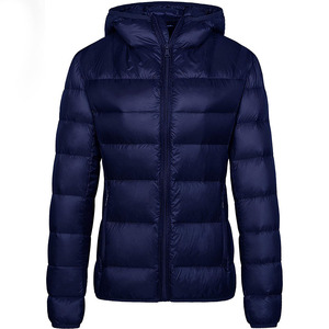 Women Puffer <b>Jacket</b> High Quality Nylon Polyester Fabric Quilted Panels Warm Padding Custom Logo Design Puffer - Product Image 3