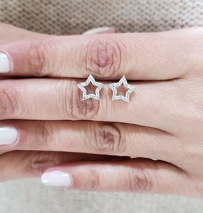 0.25 Ct Lab Grown Diamond <b>Earrings</b> 14K Solid Gold Brilliant Cut Stud <b>Earrings</b> for Women Minimalist IGI Certified Party Gift - Product Image 1