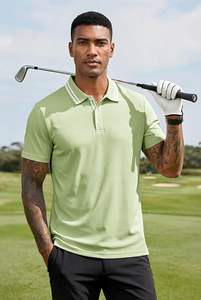 Camisetas de Golf para Hombre, Polos Deportivos de Manga Corta, Ligeras, Clásicas, con Cuello, Casuales, Ajustadas - Product Image 2