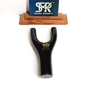 Bâton de marche en corne de buffle naturelle et écologique, avec poignée ergonomique, fait main, poli, prise en main durable, pour bâtons de marche classiques et modernes - Product Image 1