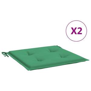 Juego de 2 Cojines para Sillas de Exterior de Tela Oxford Verde, 100% Poliéster - Product Image 2