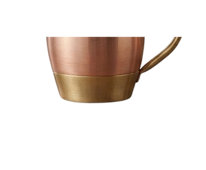 Mug en cuivre pur poli brillant personnalisé, fait main, durable, pour la cuisine, pour boire de l'eau, tasse Julep en métal - Product Image 3