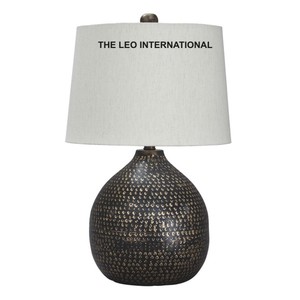 Good Price Luxuries Table Lamp Hammered Design Round Wedding Lights <b>Desk</b> Lamp Use for Home Hotel Indoor Decoration - Product Image 2