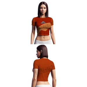 T-shirts courts pour femmes en coton et polyester 2026, séchage rapide, manches courtes - Product Image 5