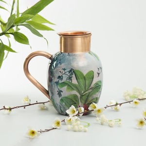 Elegante Jarra de Cobre con Diseño Impreso para Mantener el Agua Saludable, Compre Directamente del Proveedor a Precio de Fábrica - Product Image 1