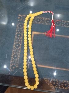 ลูกประคำเรซิ่นทำมือเพ้นท์ลายอิสลาม พร้อมพู่ห้อย สำหรับการสวดมนต์ประจำวัน งานฝีมือมาดิฮะ - Product Image 5