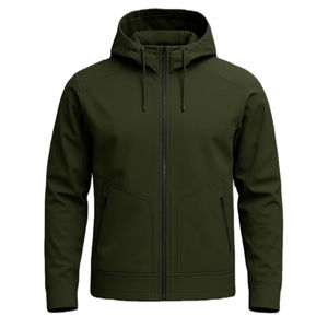 Chaqueta de Invierno Personalizada para Hombre con Cremallera, Capucha, Impermeable, Cortavientos, Transpirable, para Senderismo y Trabajo, con Estampado Digital - Product Image 1