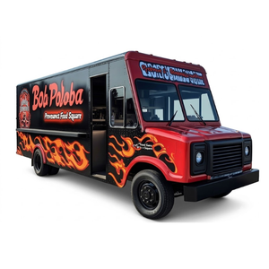 Grapheiques personnalisées imprimées en vinyle polymérique PVC pour enveloppement de carrosserie de food truck, résistantes aux UV, à changement de couleur, pour l'image de marque de la restauration - Product Image 4
