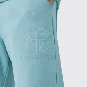 Fashion <b>Trousers</b> Breathable Fabric <b>Elastic</b> <b>Waist</b> Relaxed Wide Leg Fit Simple Finish Touch Everyday <b>Men</b> Flared Sweat Pant - Product Image 5