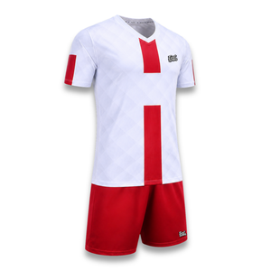 Uniformes de Fútbol Personalizados con Sublimación Gratuita, Conjuntos de Camisetas de Fútbol 100% Poliéster de Secado Rápido, Ropa Deportiva de Pakistán - Product Image 3