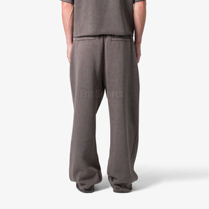 Premium Quality Best Selling <b>Men</b> <b>Flare</b> <b>Trousers</b> Straight Casual Eco-Friendly Breathable Cotton/Polyester Solid Color Comfortable - Product Image 3