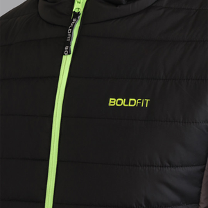 OEM Custom Men Plus Size Winter Quilted <b>Jacket</b> Waterproof Windbreaker Zipper Hoodie Embroidered Casual Snow Wear puffer hiking - Product Image 2